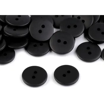 Knoflík Knoflík velikost 24", barva 6 (39) černá
