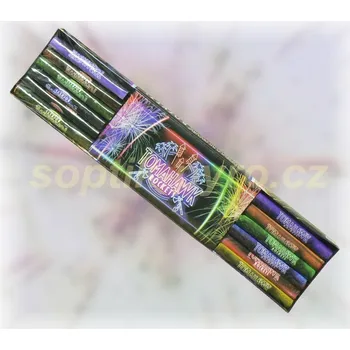 Zábavní pyrotechnika raketa Tomahawk 1 (balení 12 kusů) (zábavní pyrotechnika kategorie F2 (prodejné od 18 let))