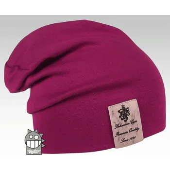 Čepice DRÁČE čepice Pastels double 14 fuchsiová velikost čepic: 54-56cm (7-14 let, RDX vel. 6)