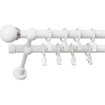 Garnýž II Stylus 19 bílá 160cm koule saturn