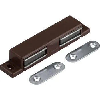 Walteco Nábytkový magnet, nosnost 2x3 kg, hnědý, 2 ks