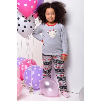 Dívčí pyžamo Taro, dívčí teplé pyžamo 690-Michasia, vel. 128