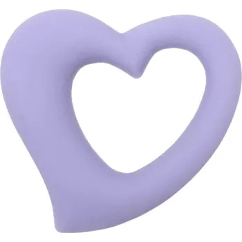 Příze Silikonové kousátko srdíčko Fialové (Silikonové kousátko srdíčko fialové)