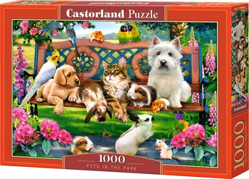 Puzzle Castorland Mazlíčci v parku 1000 dílků