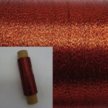 Příze Lurexová nitka rubínová 1000m (Lurex Rubin)