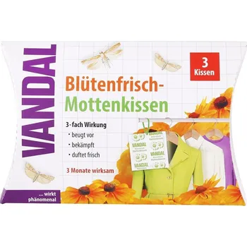 Přípravek proti hmyzu Vandal polštářky proti molům Vůně květů 3 ks