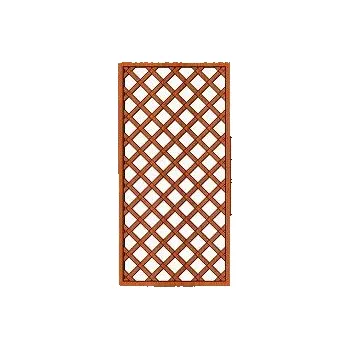 Opora na rostlinu Ozdobná pevná mříž Zuzana 90x180 (Ozdobná pevná mříž s plátovaným spojem latí Zuzana 90x180)