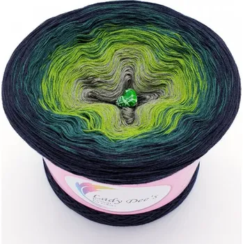Příze Zelený stín 4n-1000m (Lady Dee's Green Shadow )