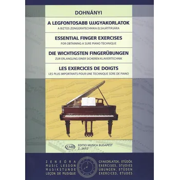 Essential Finger Exercises / důležitá prstová cvičení na klavír