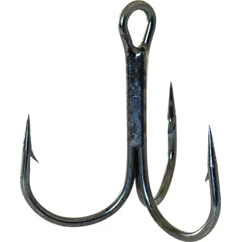 Rybářský háček ICE Fish - Trojháček Ice fish - černý Velikost: 8