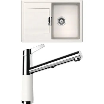 Granitový dřez Set Schock S6-5 (dřez Mono D-100S Polaris + baterie SC-510.120 Polaris)