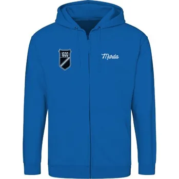 Pánská mikina Mikina na zip unisex s potiskem Pánská mikina Cortina 1600 se jménem pánské