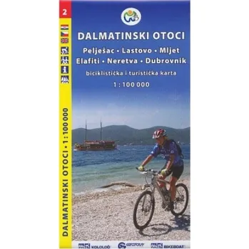 Cyklomapa Geotour - Dalmátské ostrovy 2
