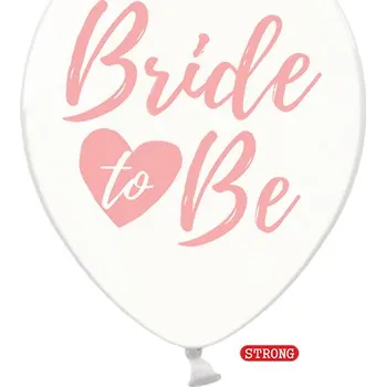 Balónek Balónek průhledný s nápisem Bride to be 30 cm