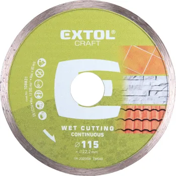 Řezný kotouč Diamantový kotouč celoobvodový Extol Craft - 150mm