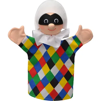 Maňásek Harlekýn 27 cm - maňásci