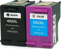 Gigaprint za HP 652XL Bk + HP 652XL C - kompatibilní multipack