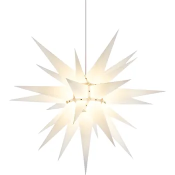 Vánoční dekorace Ochranovská hvězda i7 - Ø cca 70 cm, bílá