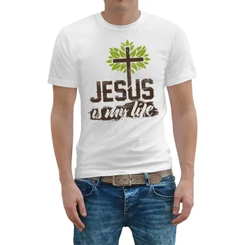 Pánské tričko STRIKER Tričko Jesus is my life Velikost: XXL