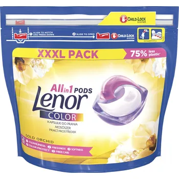 Kapsle na praní Recenze Lenor Gold All-in-1 Orchid Color 63 ks