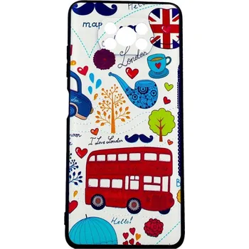 Pouzdro na mobilní telefon Kryt Xiaomi Poco X3 3D silikon Londýn (obal neboli pouzdro na Xiaomi Poco X3)