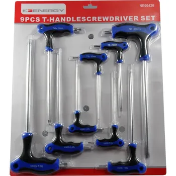 Nářadí pro automobil Sada oboustranných klíčů TORX - 9 ks ENERGY