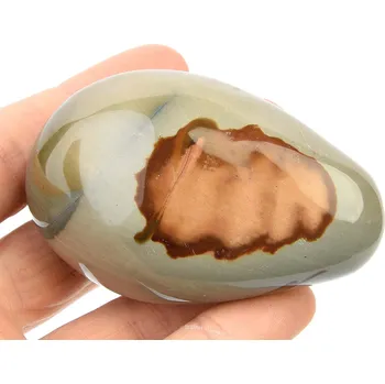 Přírodní kámen Hladký kámen jaspis pestrý (156g)