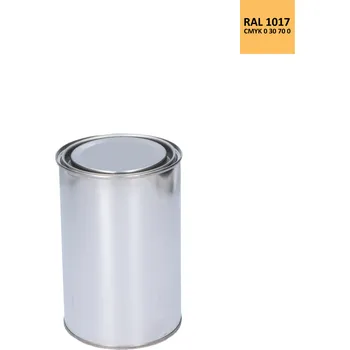 barva na kov barva antikorozní polomatná na zinek RAL1017 - žlutá šafránová, 1 kg