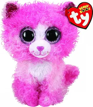 Plyšová hračka Ty Reagan 15 cm růžová kočka