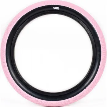Plášť na kolo BMX plášť Cult VANS růžová/černá 20 x 2.40"