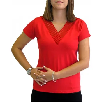 Dámská halenka Halenka Pratto červená velikost pratto: 36