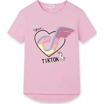 Kugo Dívčí tričko sv. růžové HC0618 Velikost: 122