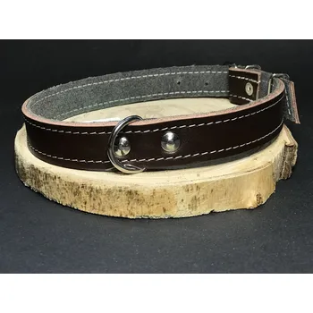 Obojek pro psa Palkar obojek z kůže hlazenice pro psy 55 cm x 22 mm hnědý (Palkar obojek z kůže hlazenice pro psy 55 cm x 22 mm hnědý)