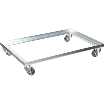 Plošinový vozík Vozík pod přepravky kov 600x400 mm 4 otočné kola 50 mm 4S