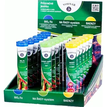 Jezírková chemie Vodnář Náplně do sady pro malá jezírka