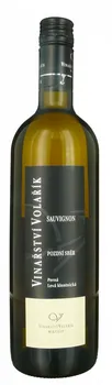 Víno Vinařství Volařík Sauvignon 2019 pozdní sběr 0,75 l