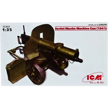 Plastikový model 1:35 MAXIM Soviet Machine Gun (1941)