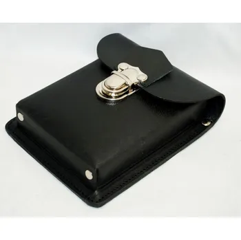 Kožené opaskové pouzdro brašna na zápisník Forest (Malá kožená brašna - ledvinka pro zavěšení na opasek. Vhodná pro dřevorubce na uložení drobného nářadí nebo zápisníku.)