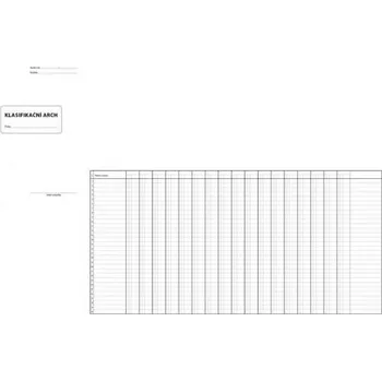 Tiskopis OPTYS - Český výrobce TISKÁRNA Klasifikační arch A4