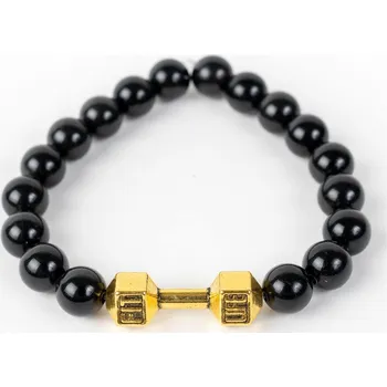 Náramek WUX Fitness náramek ONYX Barva činky: Černá činka, VELIKOST NÁRAMKU: Dámská