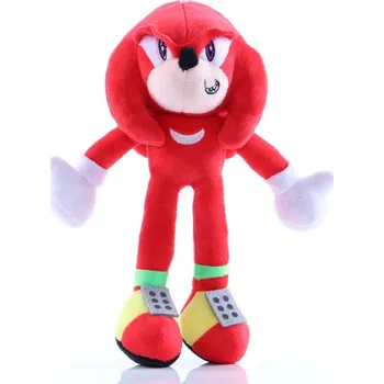 plyšák Plyšák Sonic ze seriálu Dobrodružství Ježka Sonica Motiv: 25 cm červená