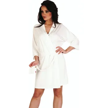 Dámský župan Dámský župan De Lafense Visa 871 ecru L Bílá