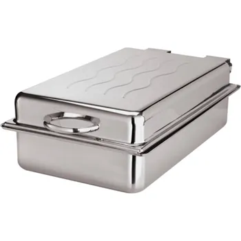 Dóza na potraviny Sambonet Paderno Industrie NÁDOBA NÁHRADNÍ S VÍKEM GN 1/1 - otevírání na kratší straně