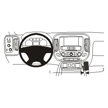 Brodit ProClip montážní konzole na palubní desku pro Chevrolet Silverado 2500/3500 Series 15-19, 834962