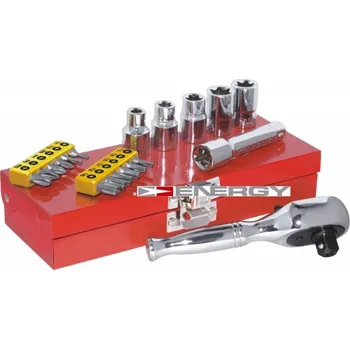 Autodílna 20 Dílná sada klíčů + ráčna 3/8" (použití Mercedes) ENERGY NE00338