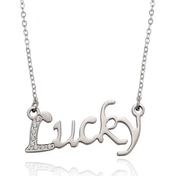 Náhrdelník BRUNOshop.cz Náhrdelník ŠTĚSTÍ s kamínky