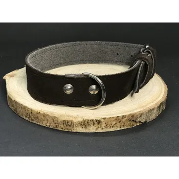 Obojek pro psa Palkar obojek z velurové kůže pro psy 50 cm x 30 mm hnědá (Palkar obojek z velurové kůže pro psy 50 cm x 30 mm hnědá)