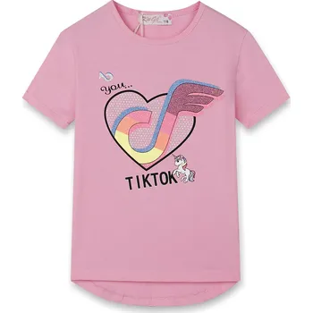 Kugo Dívčí tričko růžové HC0618 Velikost: 98