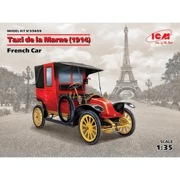Plastikový model 1:35 Taxi de la Marne (1914), French Car (3x Camo)