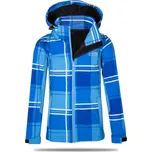 Chlapecká softshellová bunda - NEVEREST 42613C, modrá kostka Barva: Modrá, Velikost: 122
